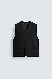TEXTURED POCKET VEST