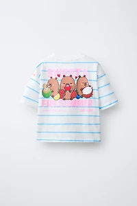 CAPYBARA CAPYFUN © STRIPED T-SHIRT