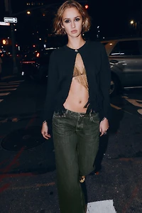 FRINGED KNIT CARDIGAN