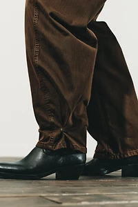 TRF MID-RISE BAGGY BALLOON JEANS
