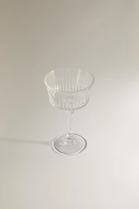 COUPE À CAVA CRISTALLIN EN RELIEF