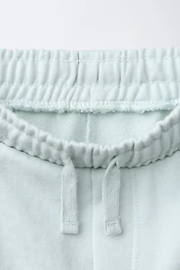 PLUSH JOGGING SHORTS