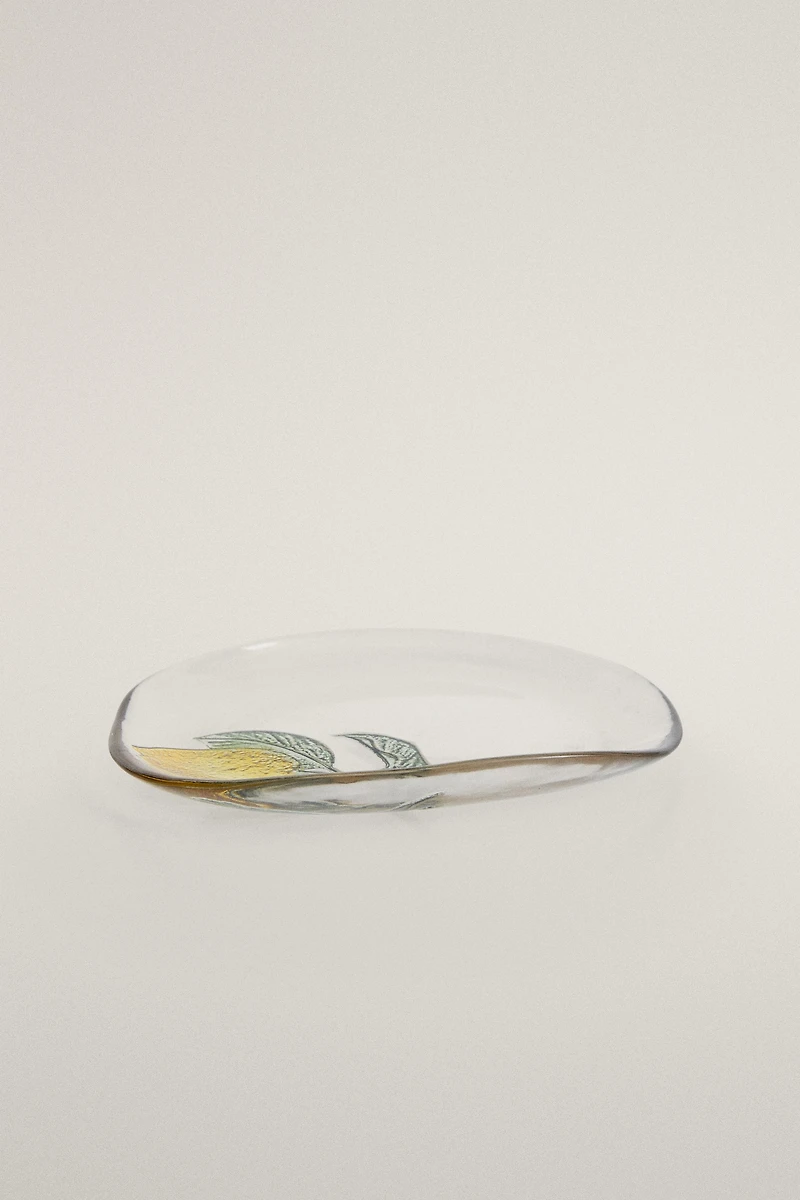 LEMON GLASS SIDE PLATE