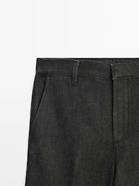 Mid-rise bell bottom jeans
