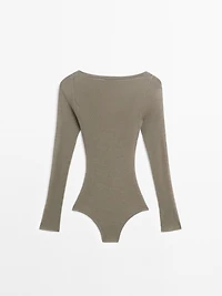 Body semi-transparent 100 % laine - STUDIO