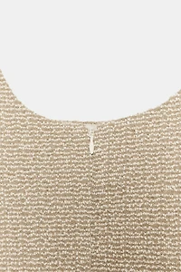 SHORT TEXTURED DRESS