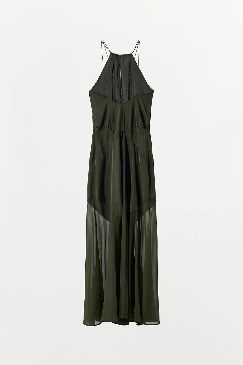 ROBE LONGUE HALTER