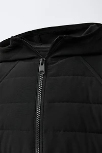 VESTE ULTRALÉGÈRE COMBINÉE EFFET NÉOPRÈNE