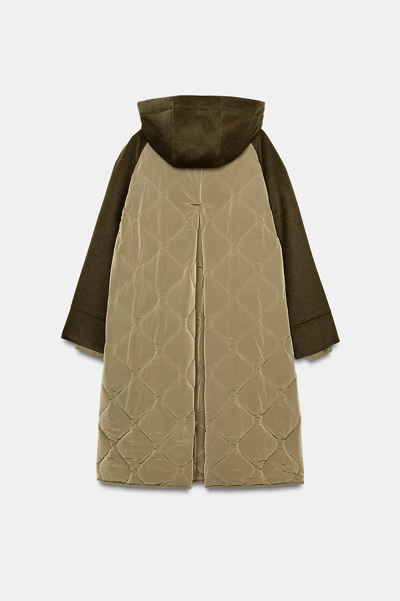 COMBINATION WOOL PARKA ZW COLLECTION LIMITED EDITION