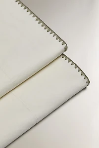 KIDS’ COTTON SHELL STITCH FLAT SHEET