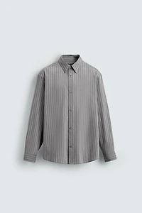 TEXTURED STRIPED SHIRT