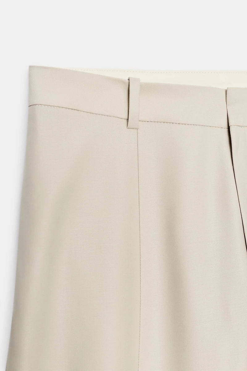 ZW COLLECTION WOOL BLEND BALLOON PANTS