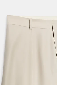 ZW COLLECTION WOOL BLEND BALLOON PANTS