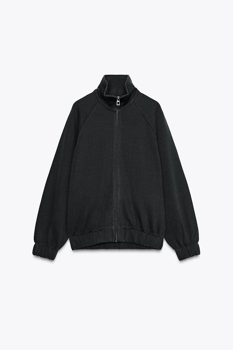 SOFT ZIP SWEATSHIRT