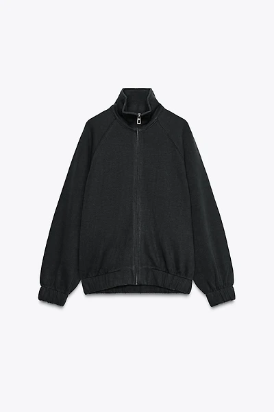 SOFT ZIP SWEATSHIRT