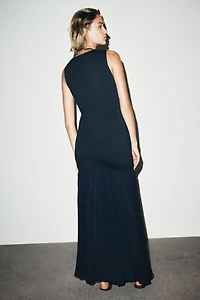 COMBINATION KNIT DRESS