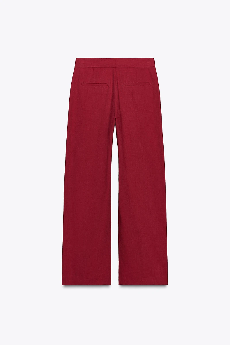 PANTALON DROIT TAILLE HAUTE