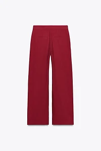 PANTALON DROIT TAILLE HAUTE