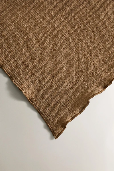 COTTON BLEND BLANKET