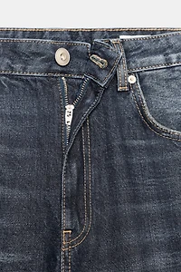 TRF RIPPED MID-RISE BAGGY JEANS