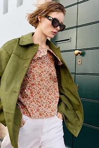 FAUX SUEDE COAT