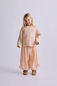 EMBROIDERED FLOWERS JACKET