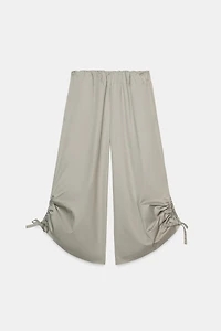 ADJUSTABLE HEM CULOTTE PANTS