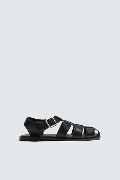 BUCKLED FISHERMAN SANDALS