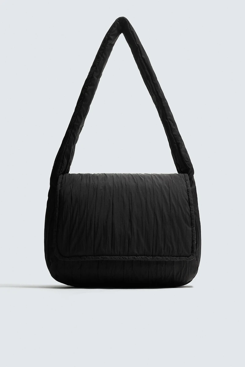 SAC PORTÉ ÉPAULE EN NYLON MATELASSÉ