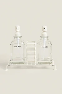 DOUBLE KITCHEN DISPENSER WITH STAND