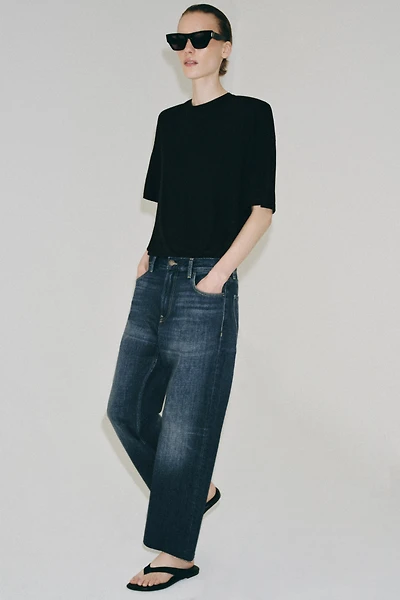 ZW COLLECTION LOW-RISE LOOSE JEANS