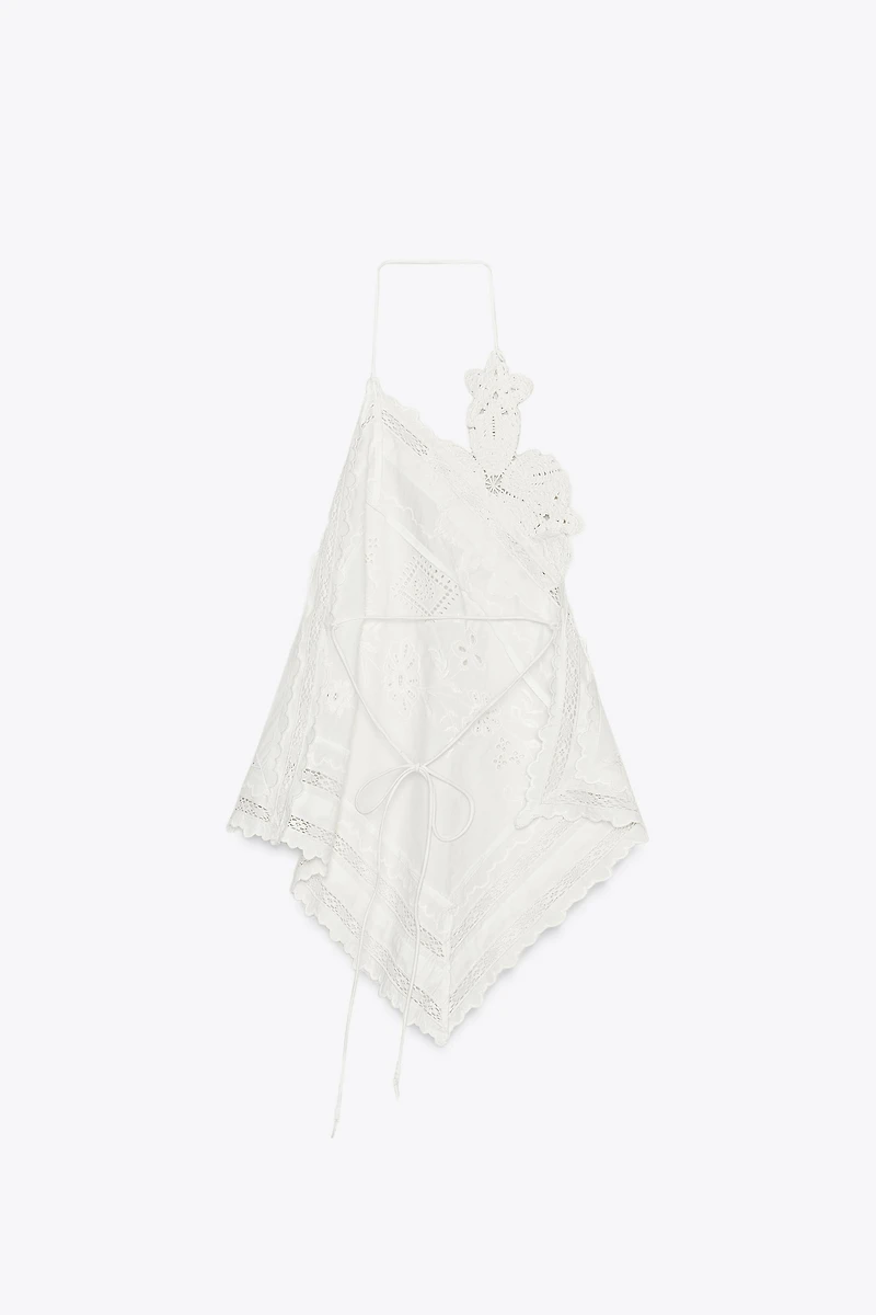 ZW COLLECTION ASYMMETRIC FLOWER TOP