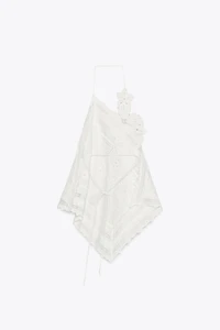 ZW COLLECTION ASYMMETRIC FLOWER TOP