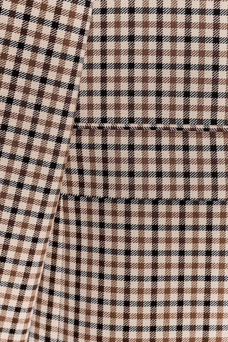 STRAIGHT PLAID BLAZER ZW COLLECTION