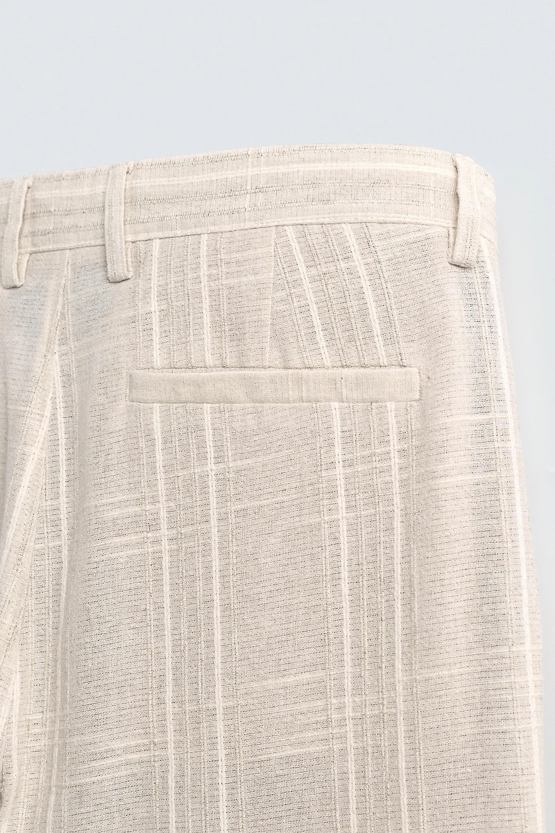 REGULAR FIT STRIPED PANTS