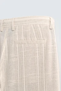 REGULAR FIT STRIPED PANTS
