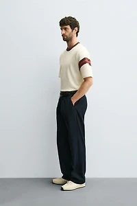RIB STRIPE T-SHIRT