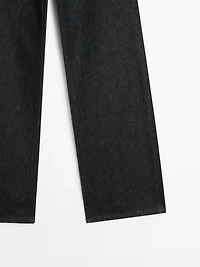 High-waist wide-leg jeans