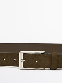 Ceinture en cuir nappa doux