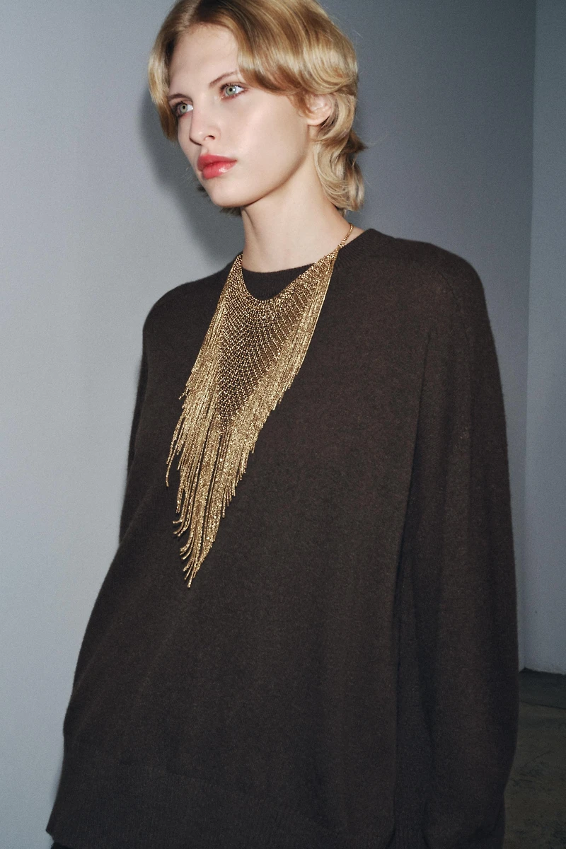 PULL 100 % LAINE OVERSIZE