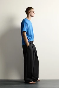 RELAXED FIT COMBINED EMBROIDERED T-SHIRT