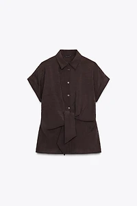 FRONT KNOT SHIRT
