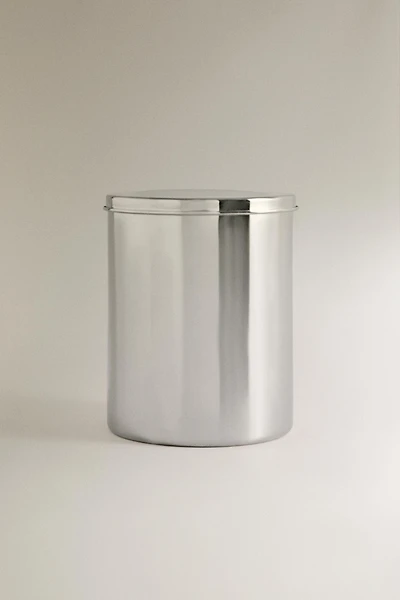 POUBELLE MÉTAL AVEC COUVERCLE