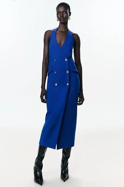 WRAP TUBE MIDI DRESS