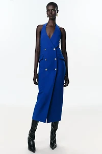 WRAP TUBE MIDI DRESS