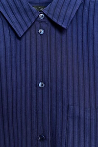 ZW COLLECTION JACQUARD STRIPED SHIRT