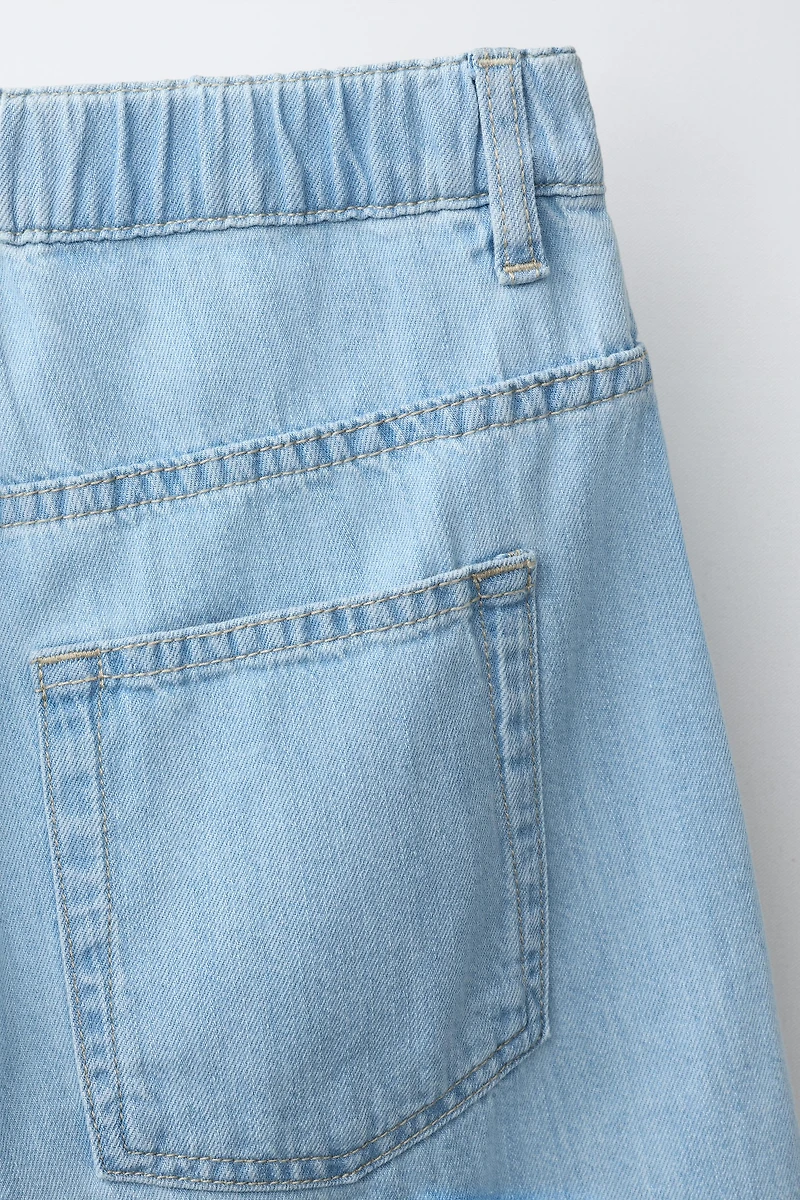 LONG DENIM SHORTS