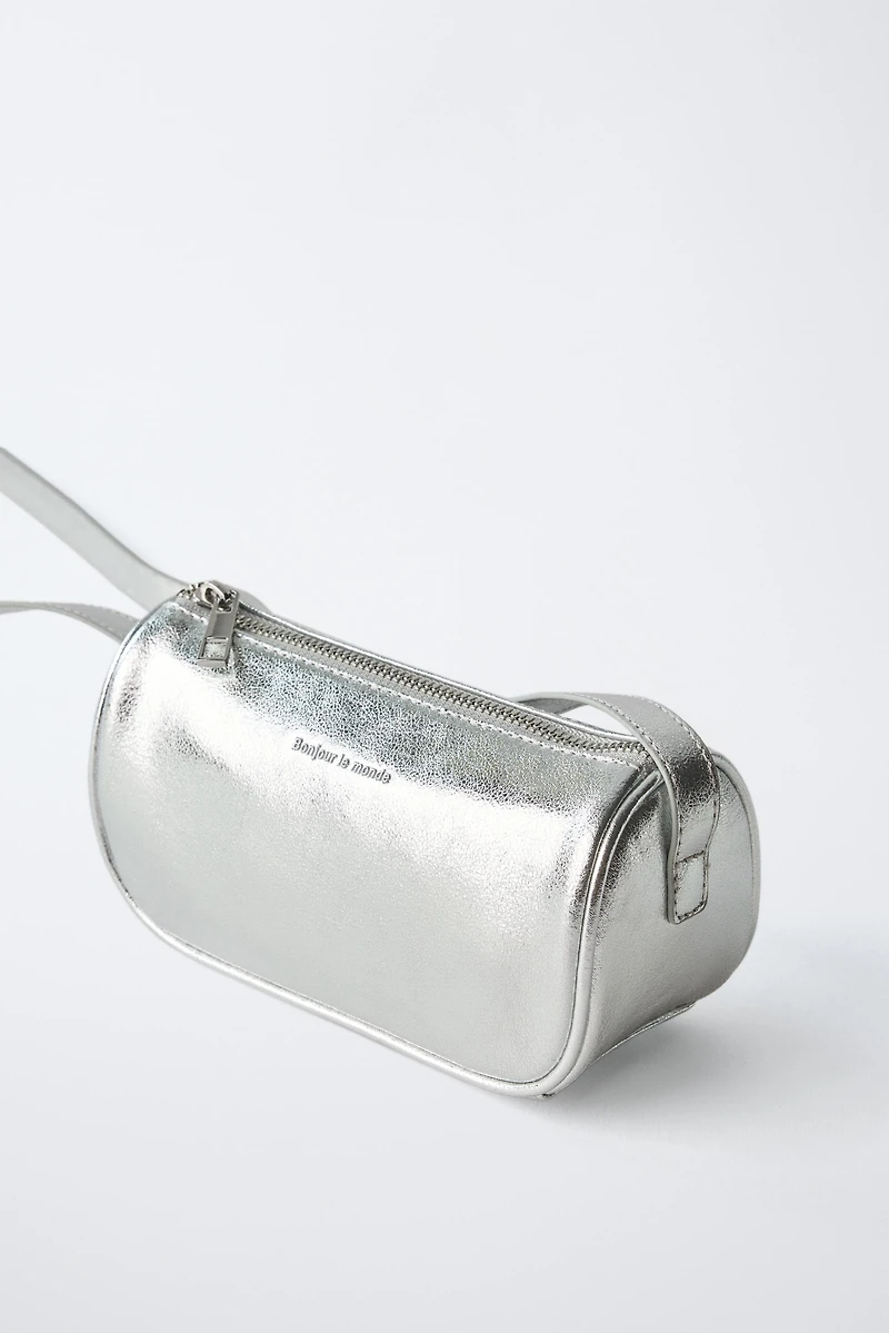 METALLIC CROSSBODY BAG