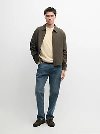 Veste courte 100 % lin