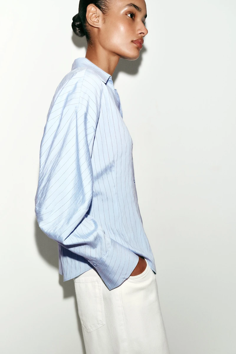 FITTED STRIPED SHIRT